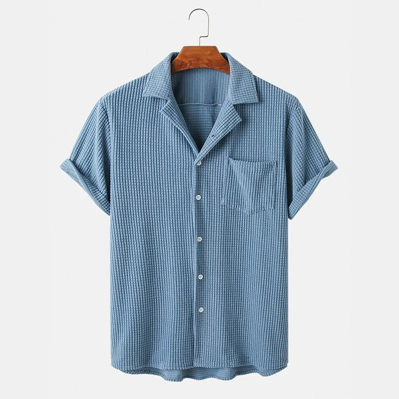 Peyton - Premium Everyday Waffle Button Shirt | By Mason & Reed London