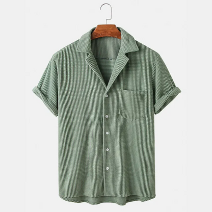 Peyton - Premium Everyday Waffle Button Shirt | By Mason & Reed London