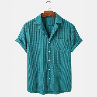 Peyton - Premium Everyday Waffle Button Shirt | By Mason & Reed London
