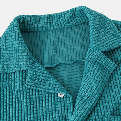 Peyton - Premium Everyday Waffle Button Shirt | By Mason & Reed London