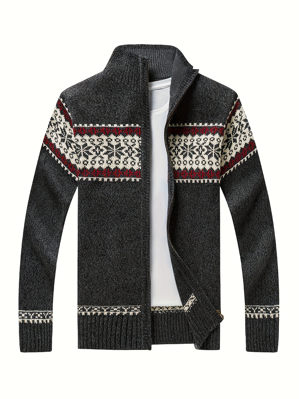 Abraham - Heritage Patterned Cardigan | By Mason & Reed London