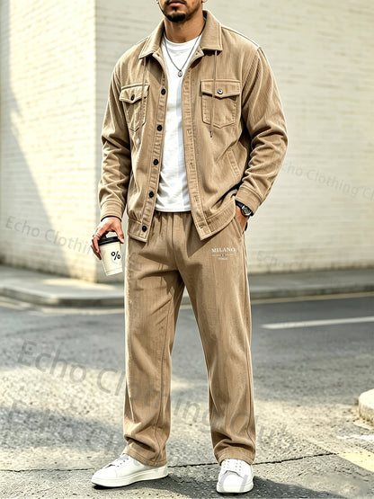 Marvin - Modern Cargo Jacket & Trousers Set | By Mason & Reed London