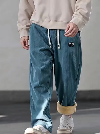Darin - Warm Relaxed Winter Trousers | By Mason & Reed London