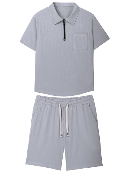 Tomas - Short-Sleeve Polo Set | By Mason & Reed London