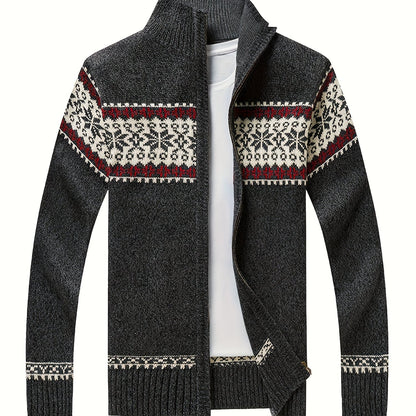 Abraham - Heritage Patterned Cardigan | By Mason & Reed London