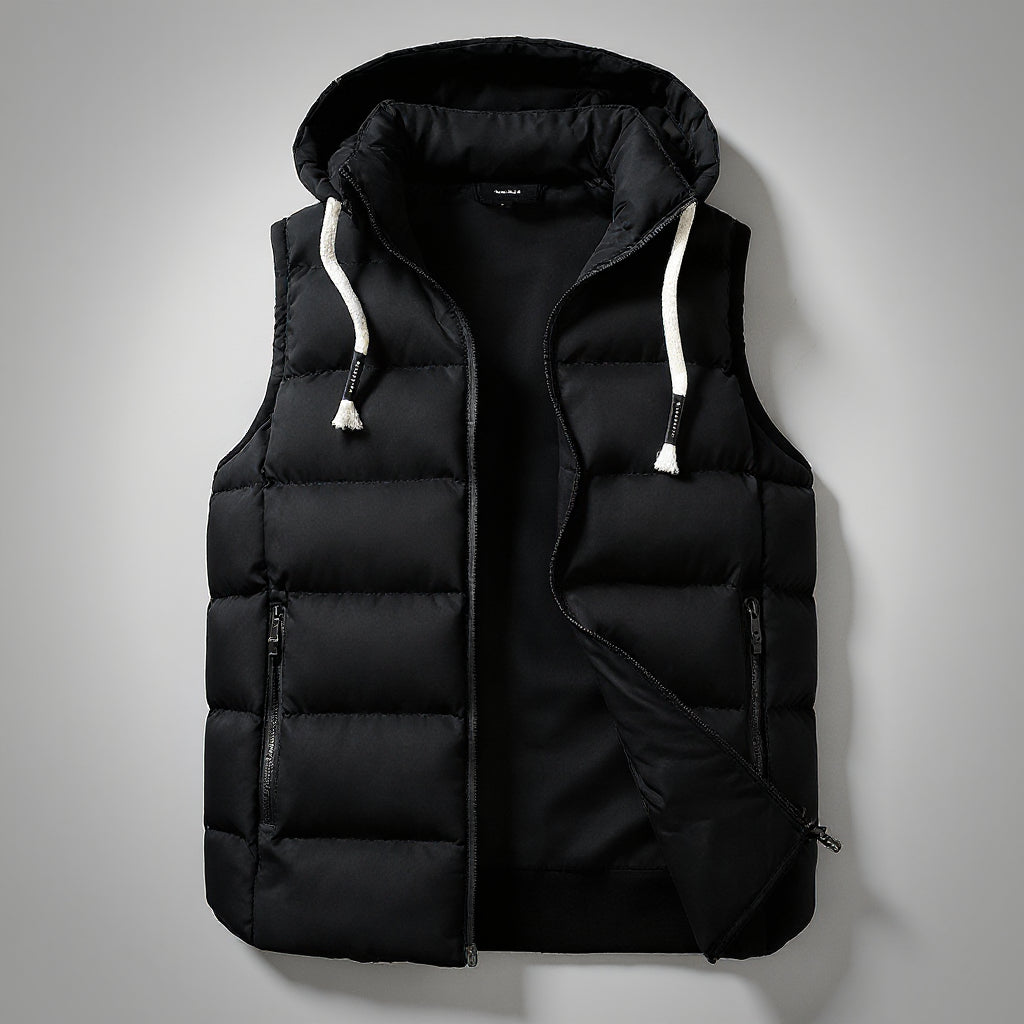 Edwin - All-Season Hooded Vest | By Mason & Reed London