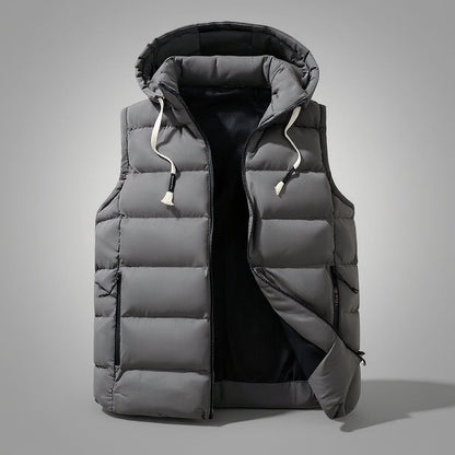 Edwin - All-Season Hooded Vest | By Mason & Reed London