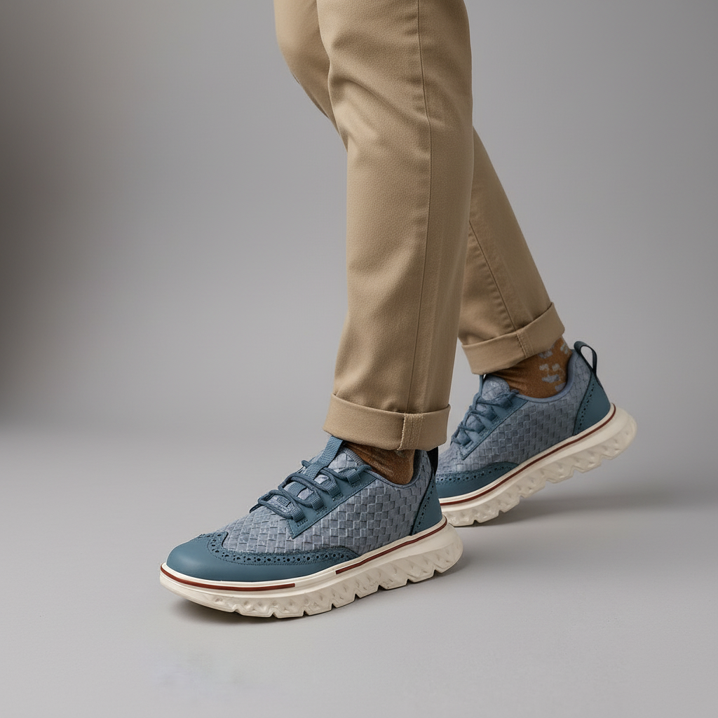 Eric - Modern Wingtip Comfort Sneakers | By Mason & Reed London