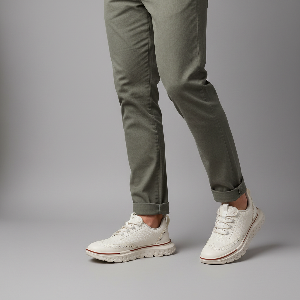 Eric - Modern Wingtip Comfort Sneakers | By Mason & Reed London