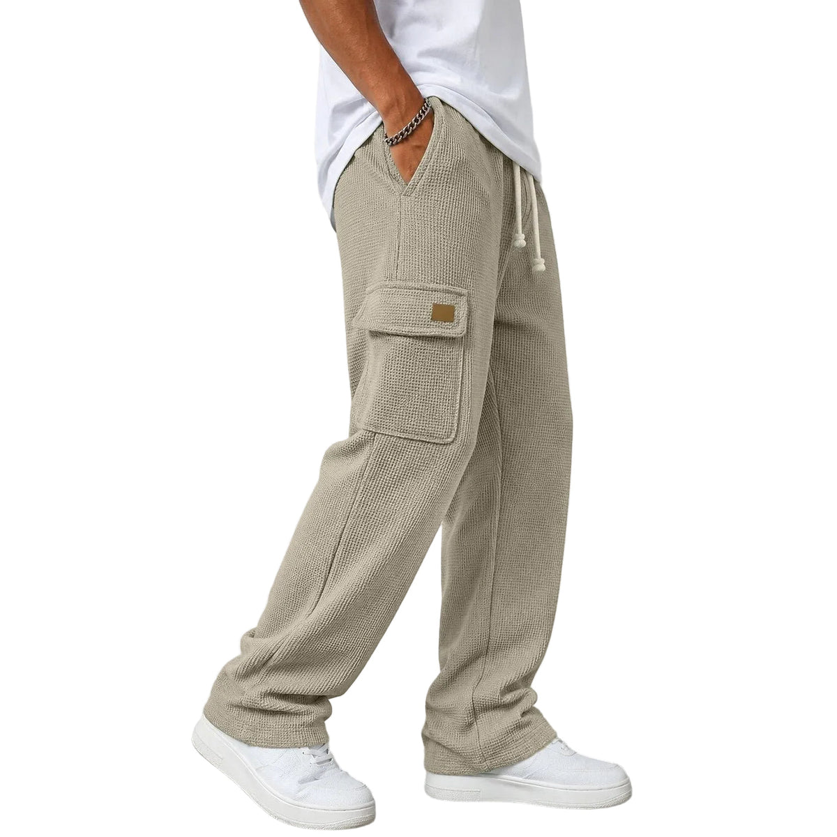 Lawrence - Relaxed Drawstring Everyday Trousers | By Mason & Reed London