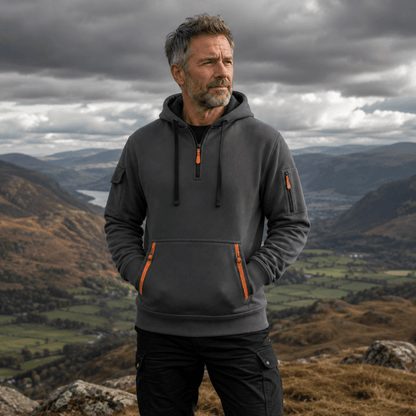 Zachary - Utility Zip-Up Hoodie | By Mason & Reed London