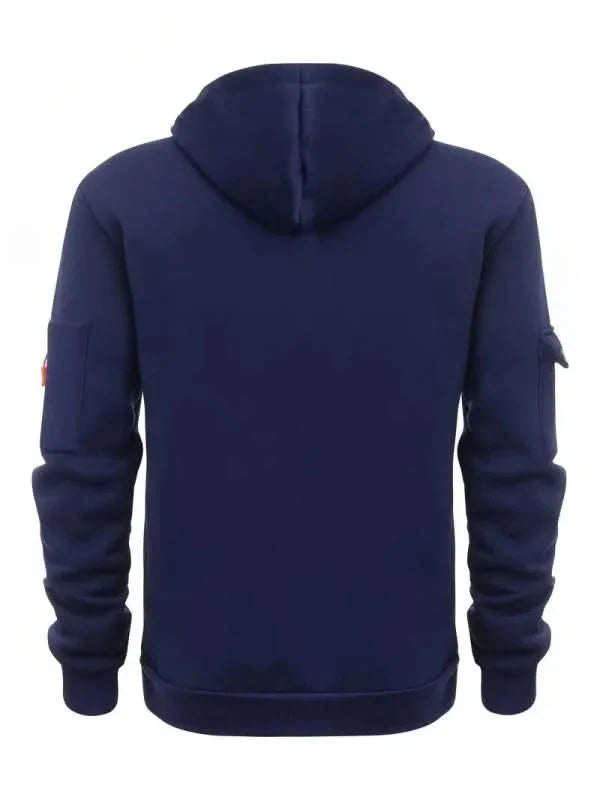 Zachary - Utility Zip-Up Hoodie | By Mason & Reed London