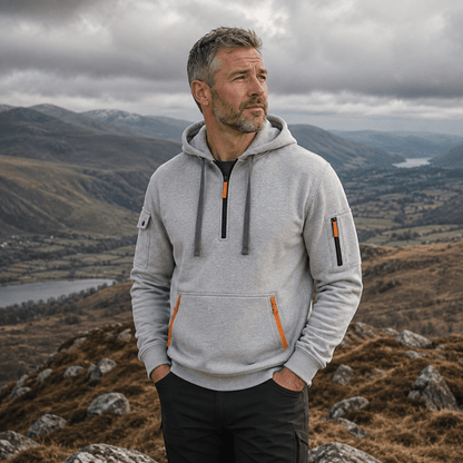 Zachary - Utility Zip-Up Hoodie | By Mason & Reed London