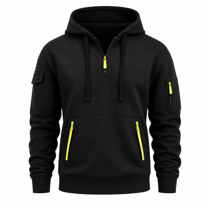 Zachary - Utility Zip-Up Hoodie | By Mason & Reed London