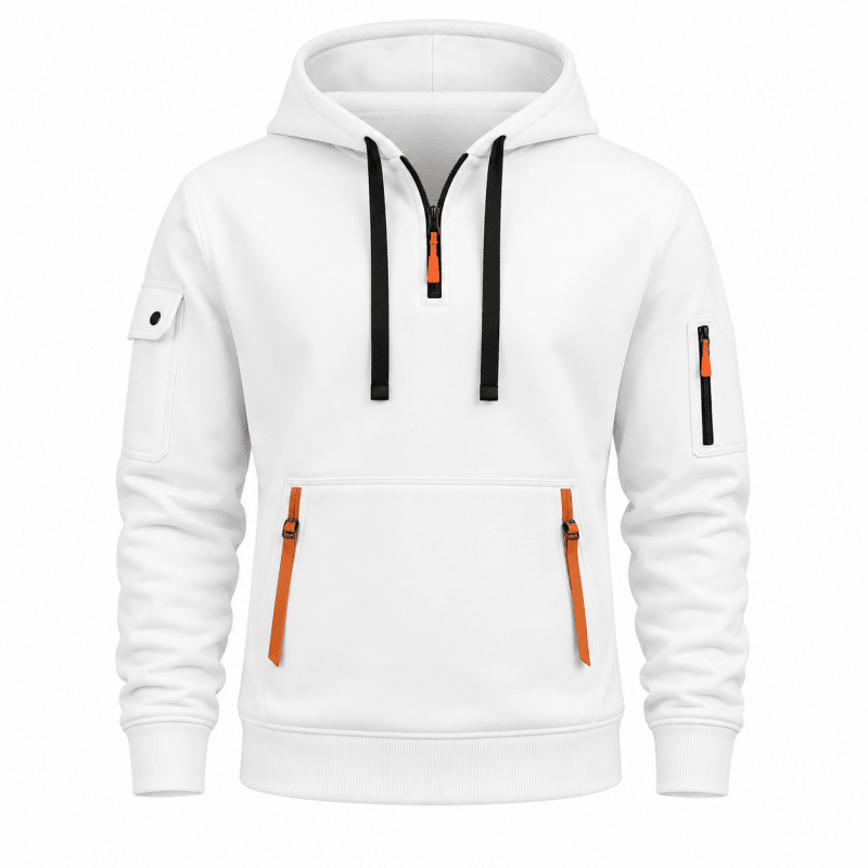 Zachary - Utility Zip-Up Hoodie | By Mason & Reed London
