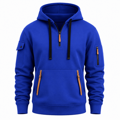 Zachary - Utility Zip-Up Hoodie | By Mason & Reed London