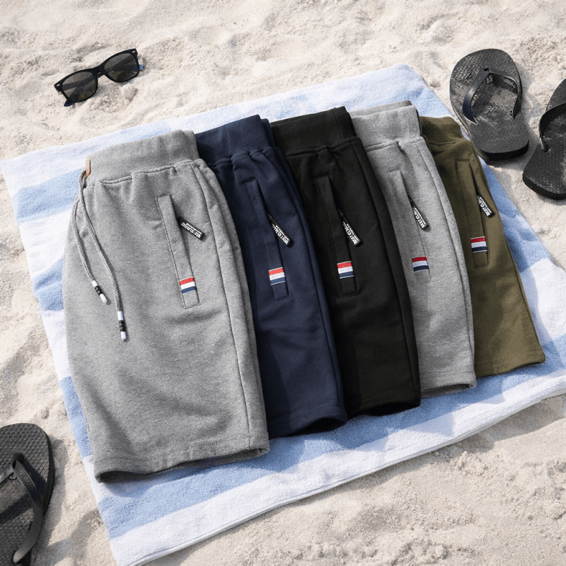Clifton - Retro Knit Lounge Shorts | By Mason & Reed London