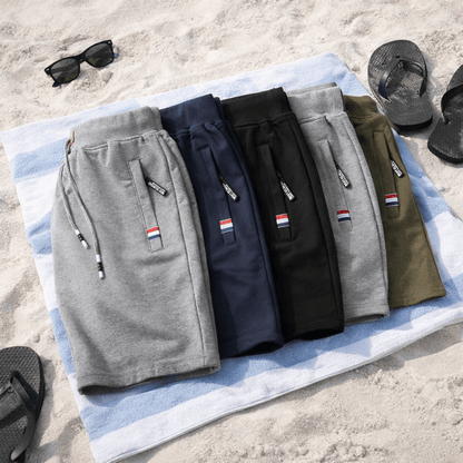 Clifton - Retro Knit Lounge Shorts | By Mason & Reed London