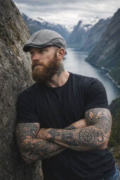 Bernard - Relaxed Heritage Flat Cap | By Mason & Reed London