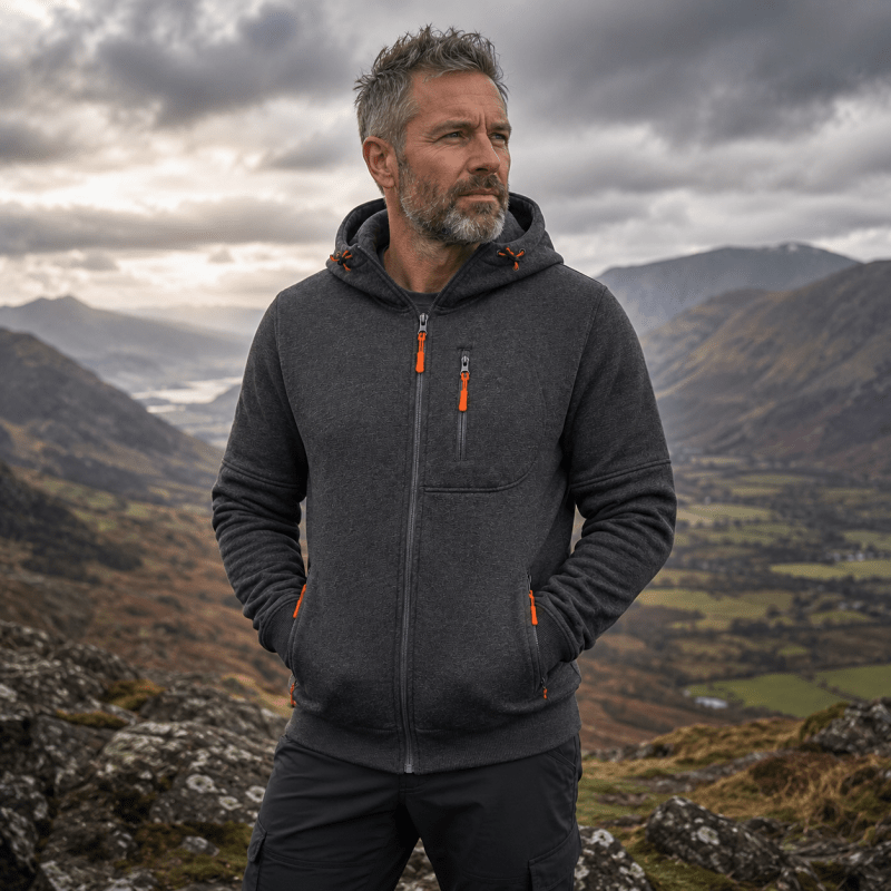 Isaiah - Casual Hooded Jacket | By Mason & Reed London