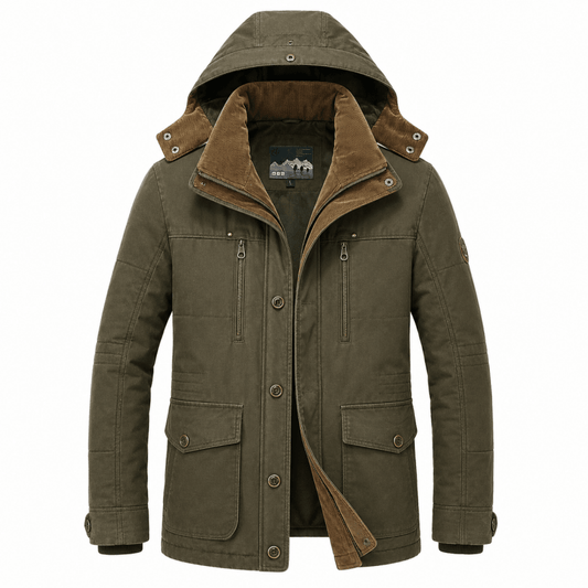 Kelly - Classic Hooded Utility Jacket | By Mason & Reed London