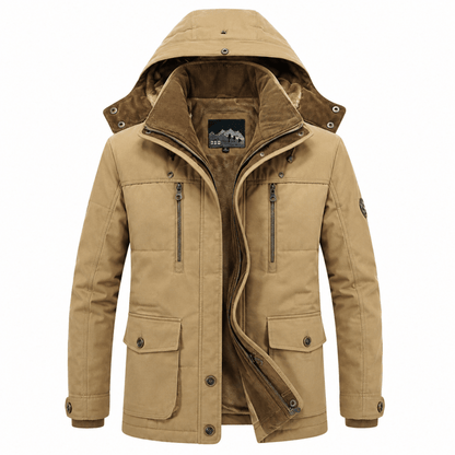 Kelly - Classic Hooded Utility Jacket | By Mason & Reed London