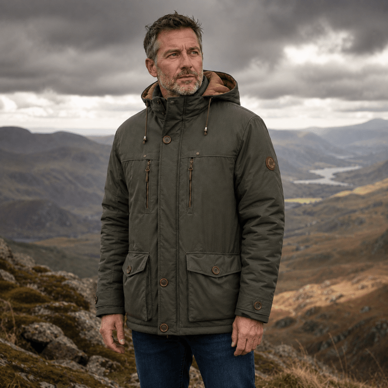 Kelly - Classic Hooded Utility Jacket | By Mason & Reed London