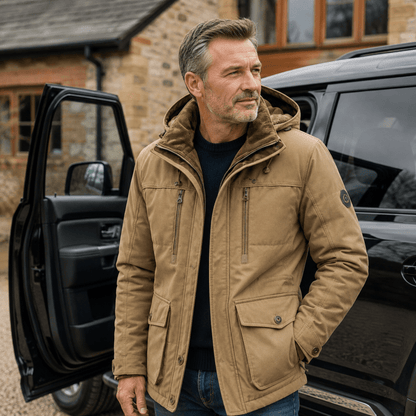 Kelly - Classic Hooded Utility Jacket | By Mason & Reed London