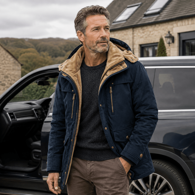 Kelly - Classic Hooded Utility Jacket | By Mason & Reed London