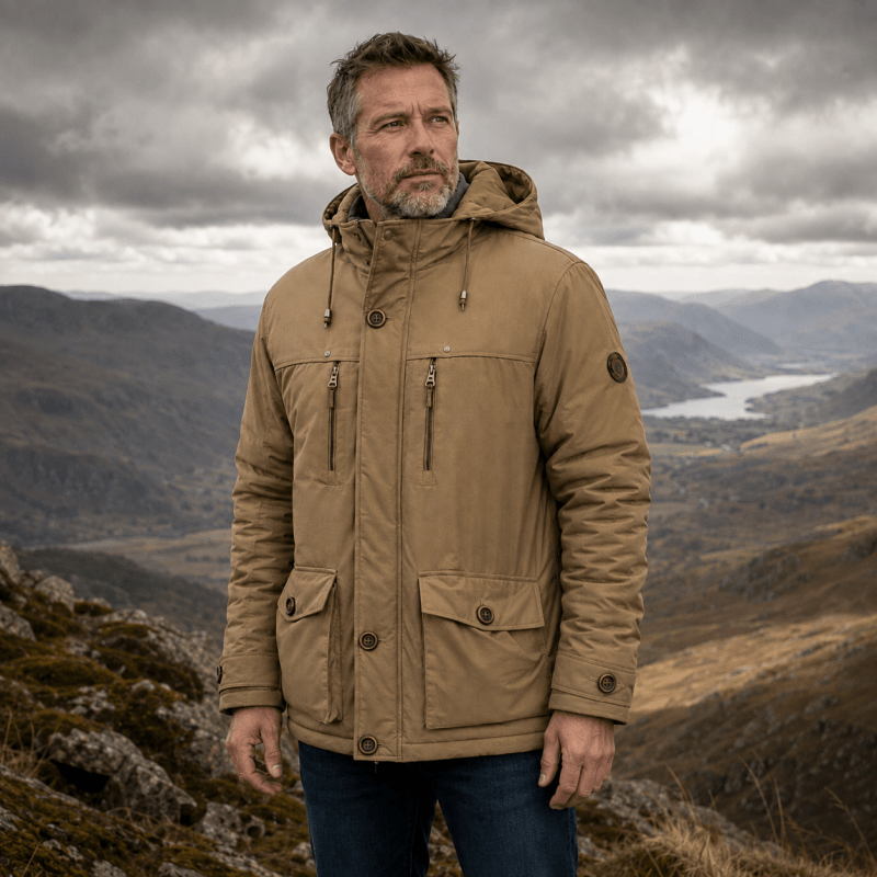Kelly - Classic Hooded Utility Jacket | By Mason & Reed London