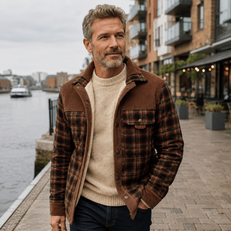 Nathaniel - Vintage Plaid Jacket | By Julian & Claire Toronto