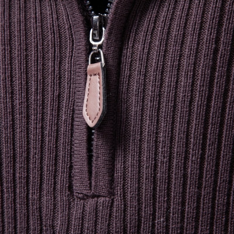 Ethan - Stand Collar Sweater | By Mason & Reed London