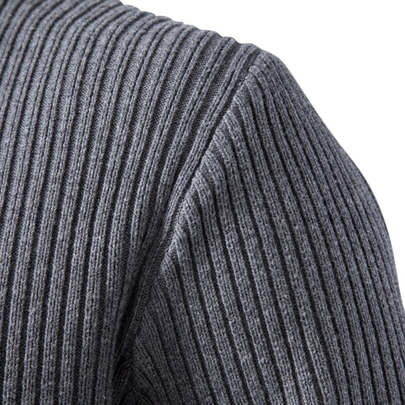 Ethan - Stand Collar Sweater | By Mason & Reed London