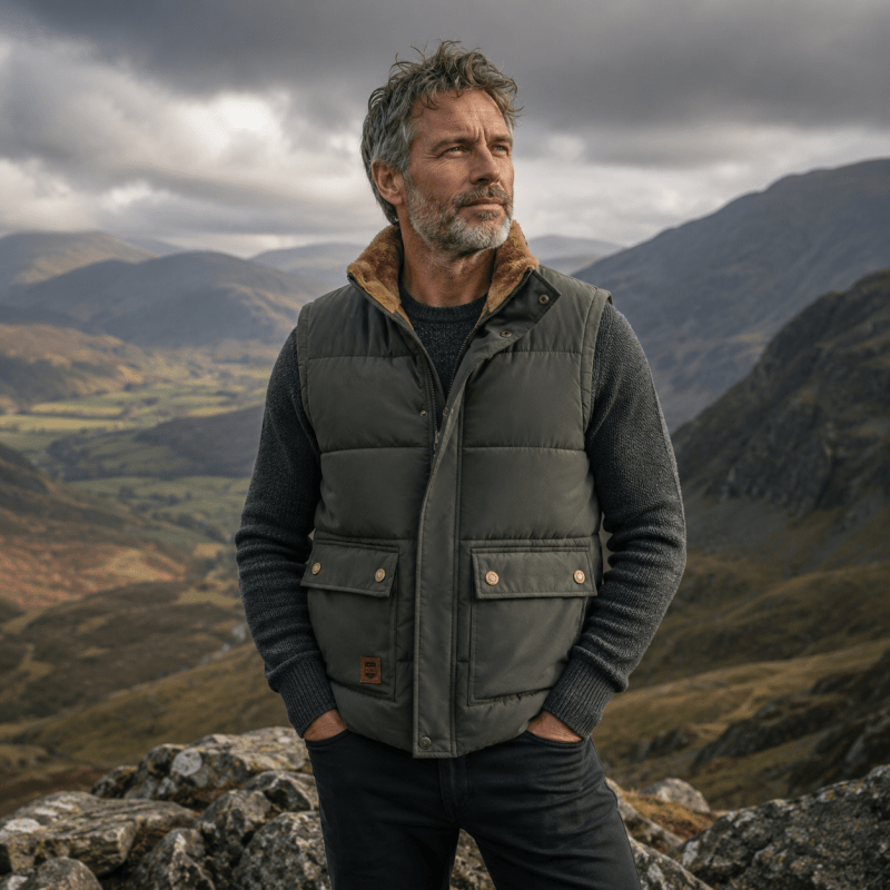 Ivan - Classic Outdoor Gilet | By Mason & Reed London