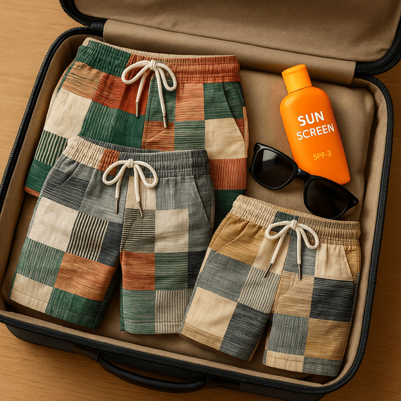 Wallace - Relaxed Fit Summer Shorts | By Mason & Reed London