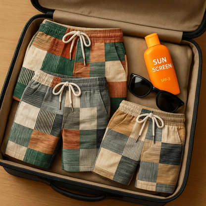 Wallace - Relaxed Fit Summer Shorts | By Mason & Reed London