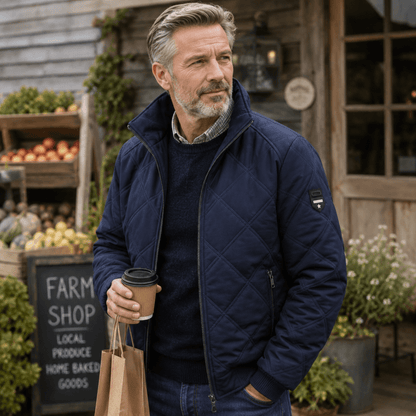 Gabriel - Casual Quilted Jacket | By Mason & Reed London