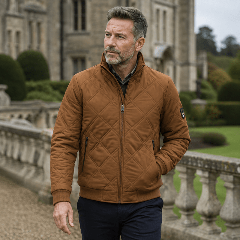 Gabriel - Casual Quilted Jacket | By Mason & Reed London