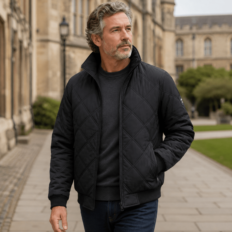 Gabriel - Casual Quilted Jacket | By Mason & Reed London