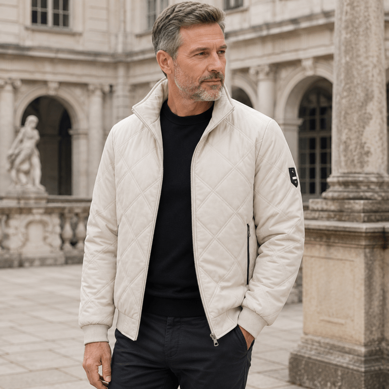 Gabriel - Casual Quilted Jacket | By Mason & Reed London