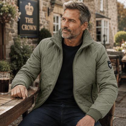 Gabriel - Casual Quilted Jacket | By Mason & Reed London