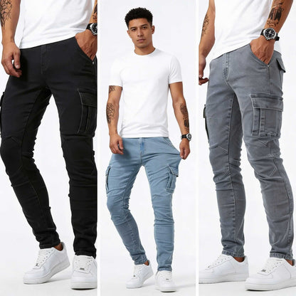 Christopher - Relaxed Cargo Jeans | By Mason & Reed London