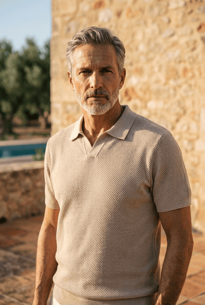 Winslow - Luxe Weave Polo Shirt | By Mason & Reed London