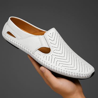 Leory - Classic Italian Comfort Sandals | By Mason & Reed London