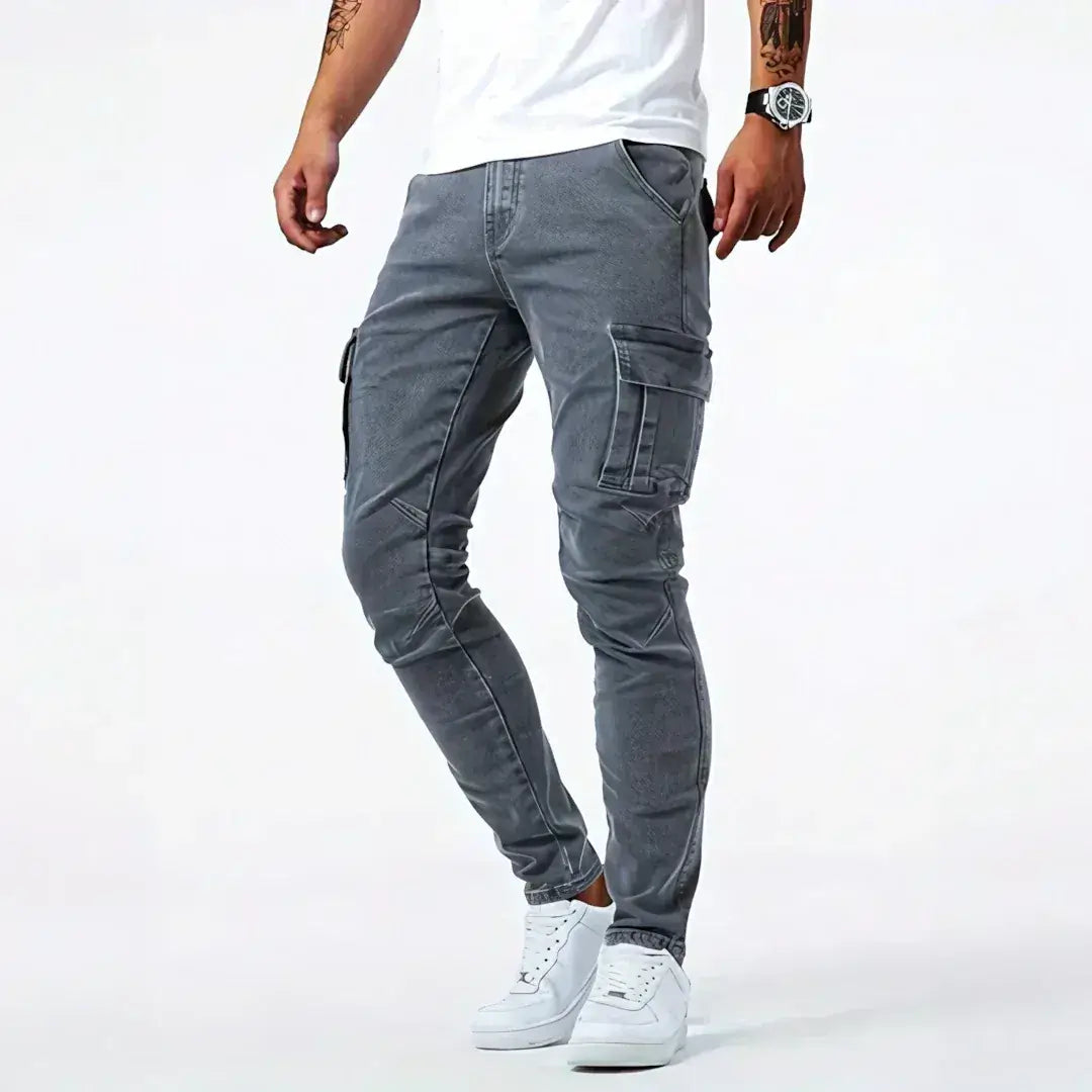 Christopher - Relaxed Cargo Jeans | By Mason & Reed London
