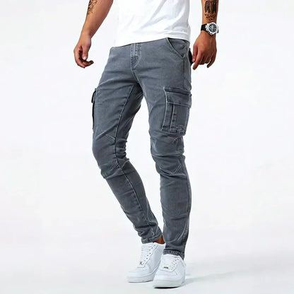 Christopher - Relaxed Cargo Jeans | By Mason & Reed London