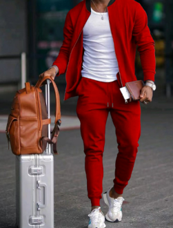 Danick – Casual Zip-Up Travel Tracksuit Set | By Mason & Reed London