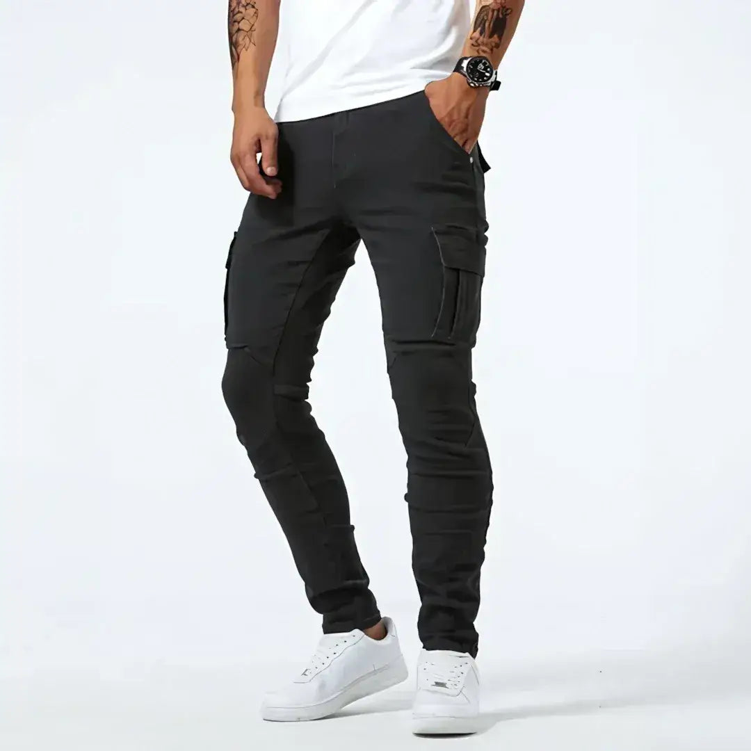 Christopher - Relaxed Cargo Jeans | By Mason & Reed London