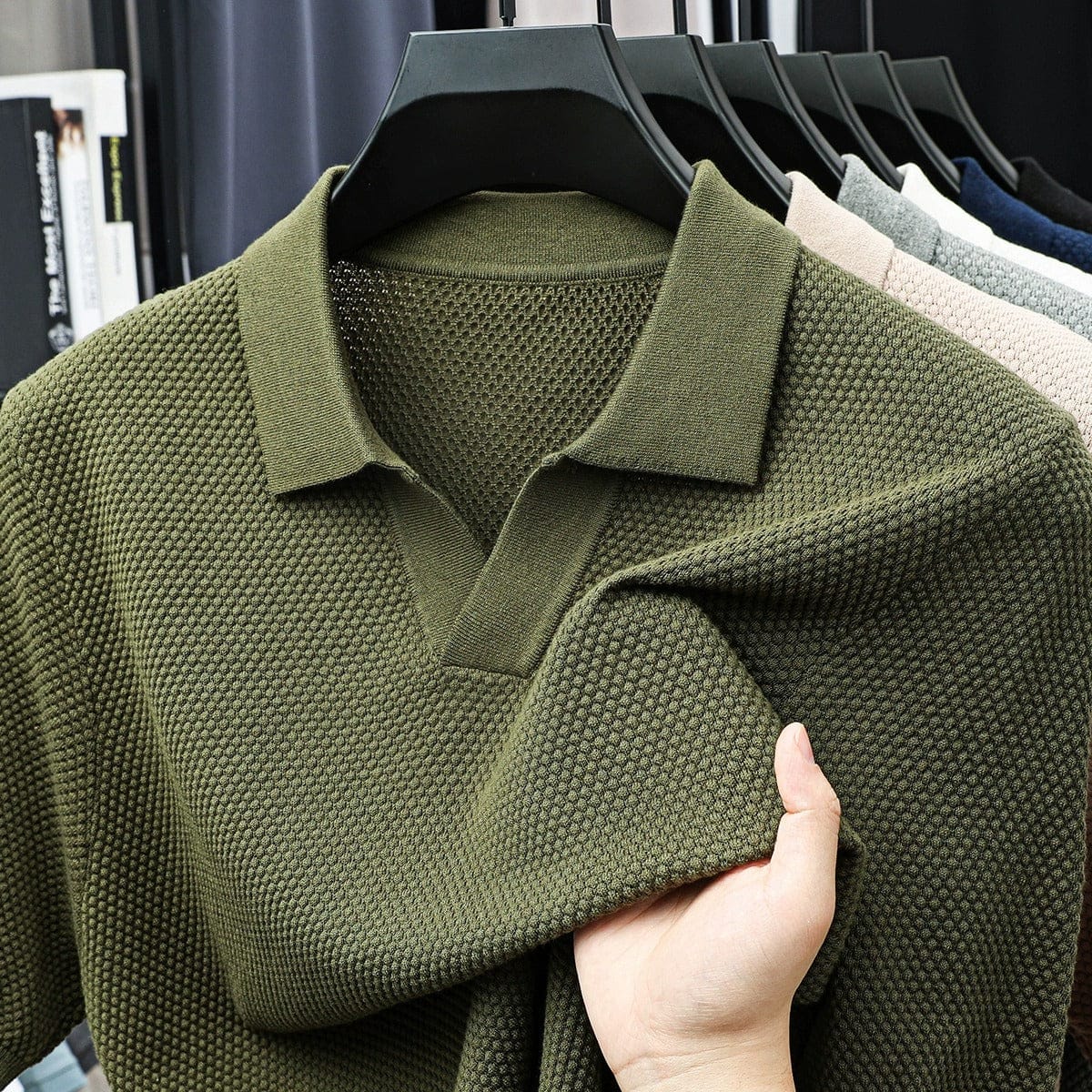 Winslow - Luxe Weave Polo Shirt | By Mason & Reed London