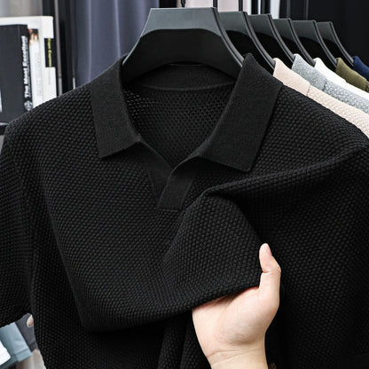 Winslow - Luxe Weave Polo Shirt | By Mason & Reed London